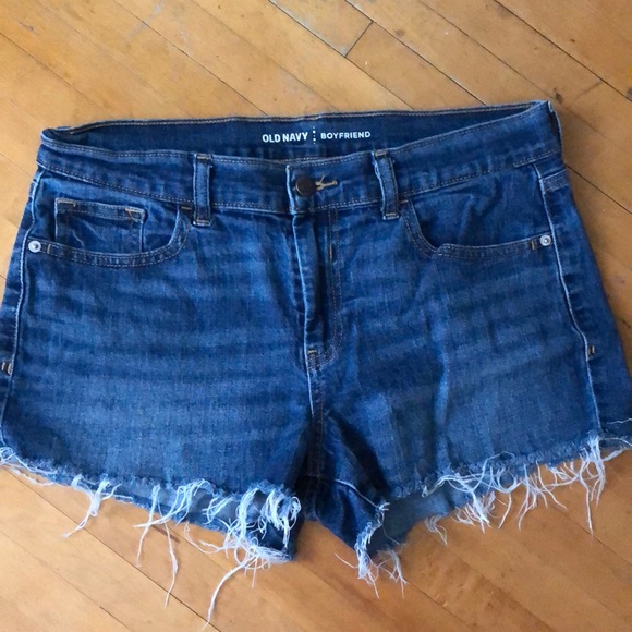 Old Navy Pants - Old Navy Boyfriend jean short cutoffs